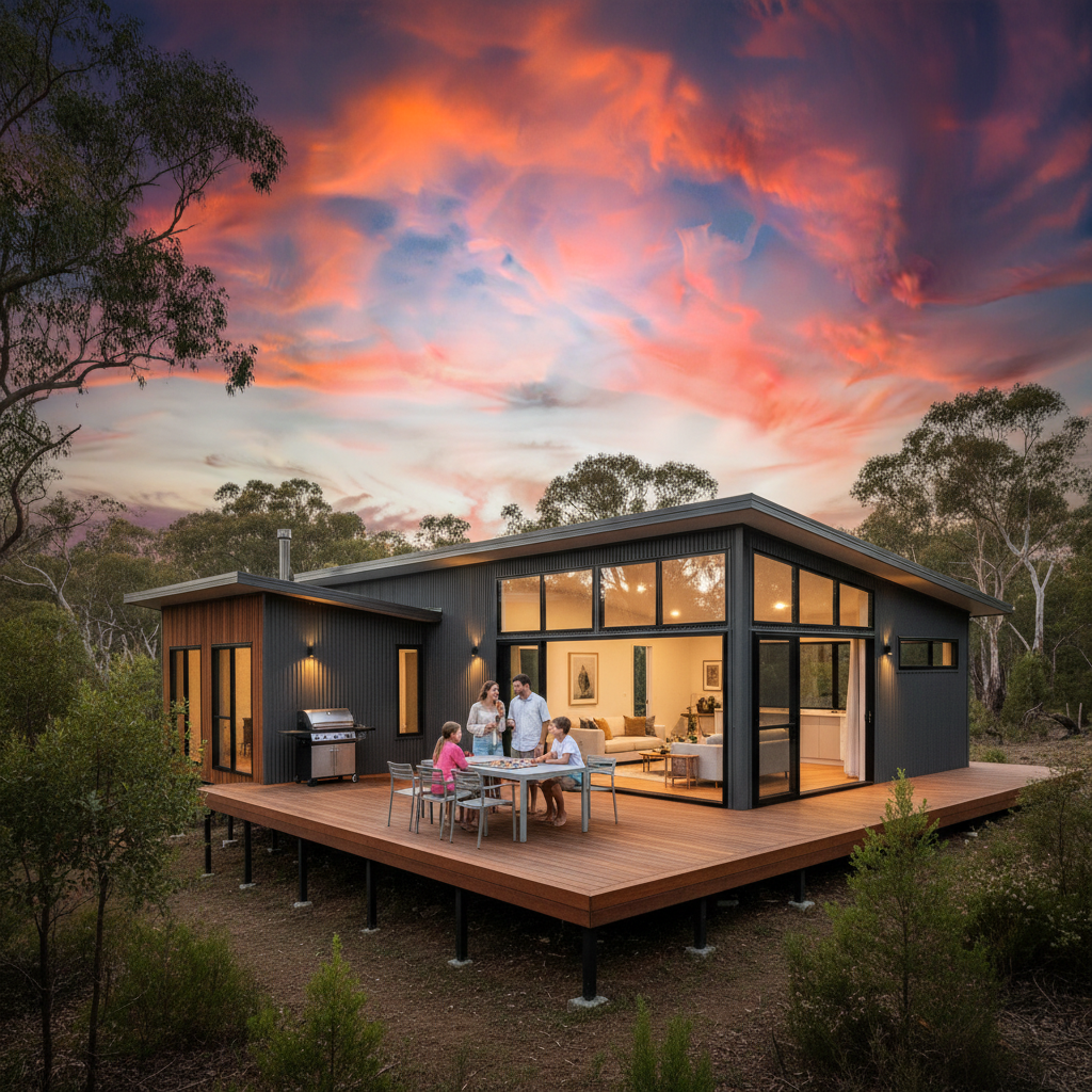 Built for the Bush: Mastering Fire Resistance with Steel Frame Kit Homes