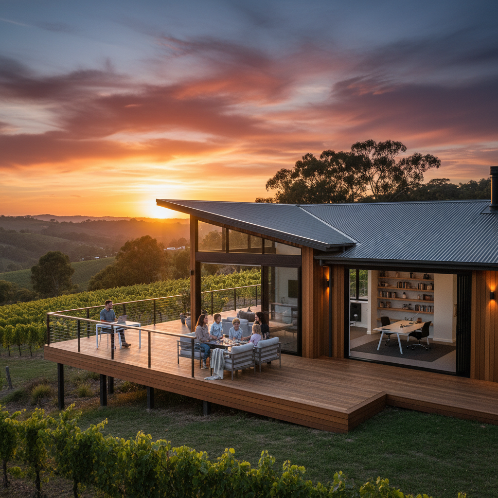 Designing for Productivity: Integrating the Modern Home Office into Your Australian Kit Home